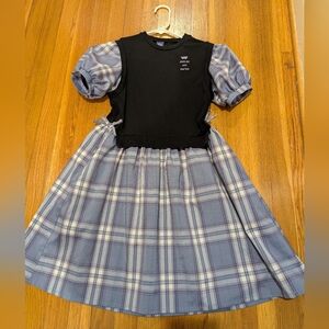 Anna Sui Mini NY Purple and Black Girls Dress - From Japan - Size 140 (8/10)